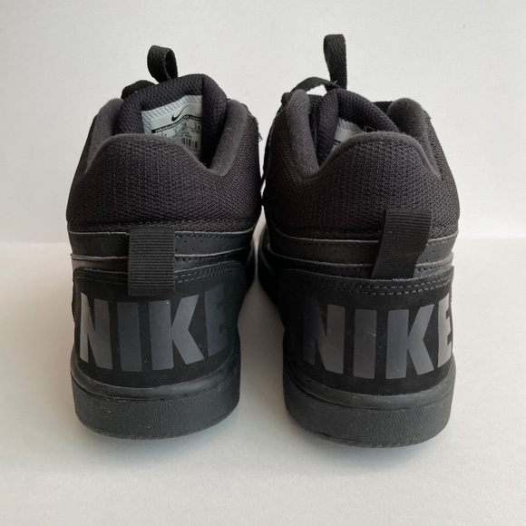 Nike Court Borough Mid Lace-Up High Top Basketball Shoes Youth US 5.5 839977-001 - Picture 2 of 9